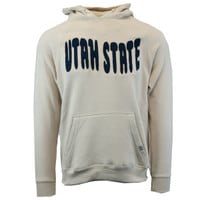 Utah State Patch Letters Unisex Sweatshirt tan